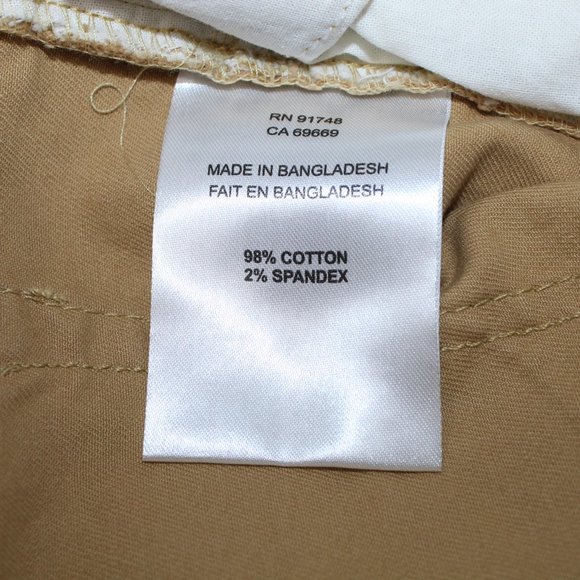 Bauer Chip Foster Slim Hockey NWT Men's 34 x 34 Khaki 5 Pocket Stretch Jeans - Picture 13 of 13